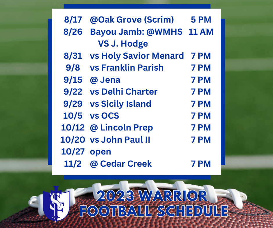 2023 wARRIOR fOOTBALL SCHEDULE.png